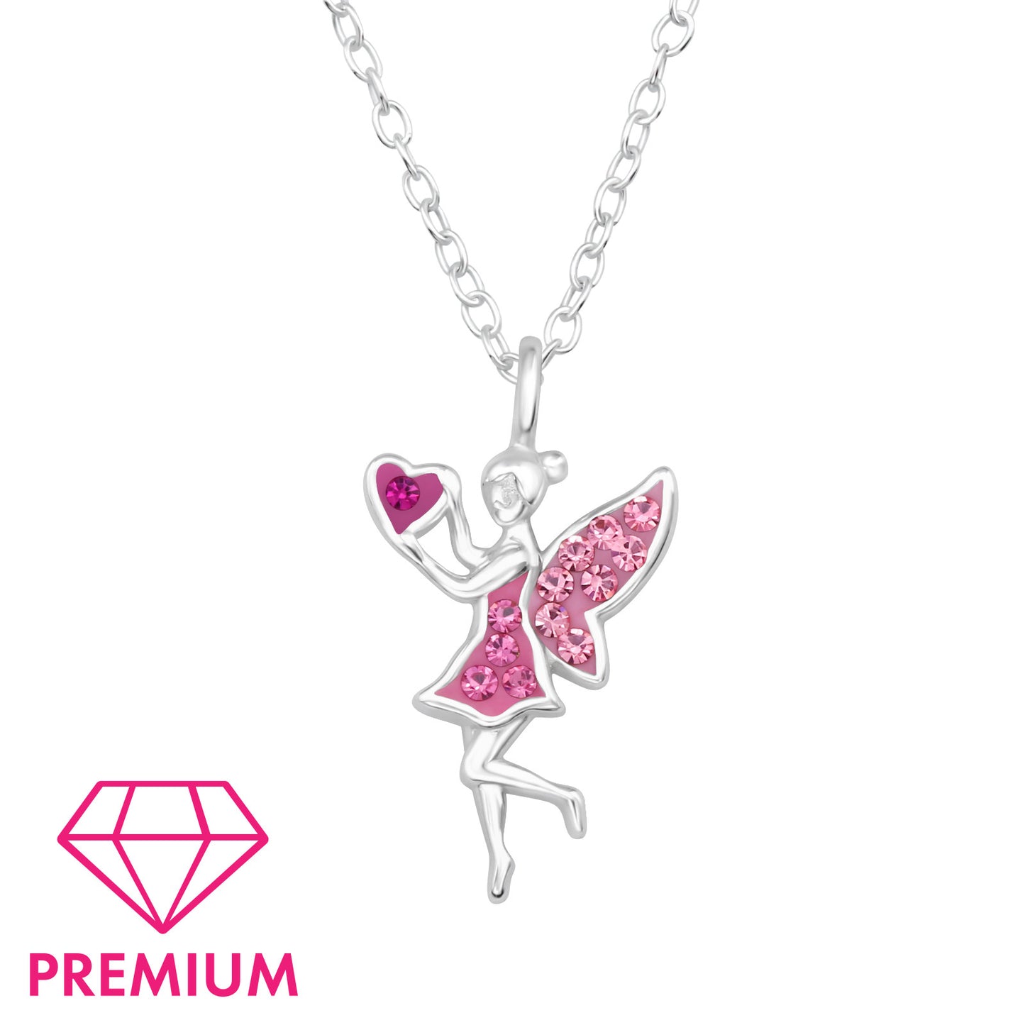 Kids Fairy Necklace – 925 Sterling Silver | Belumiee