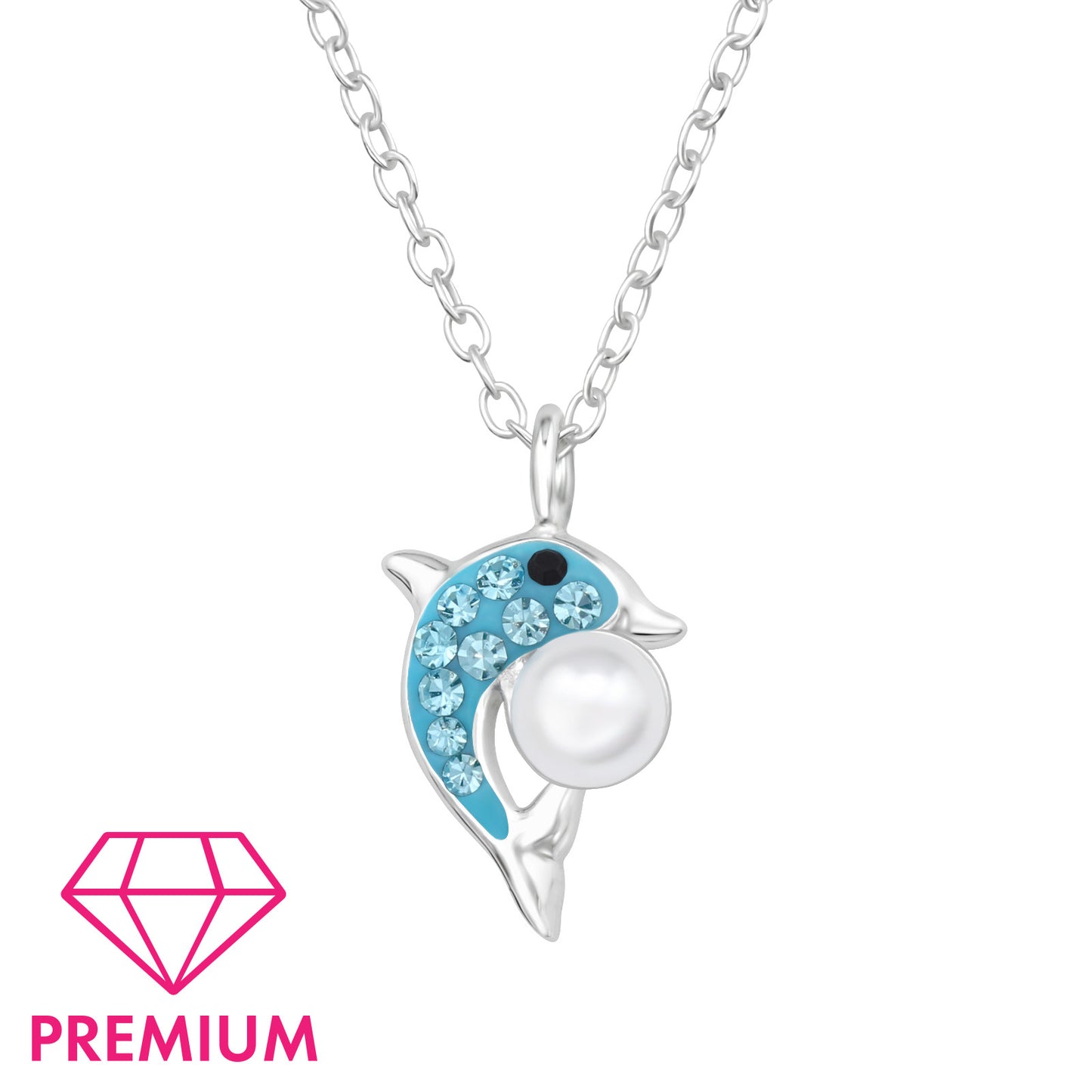 Kids Dolphin Necklace – 925 Sterling Silver | Belumiee