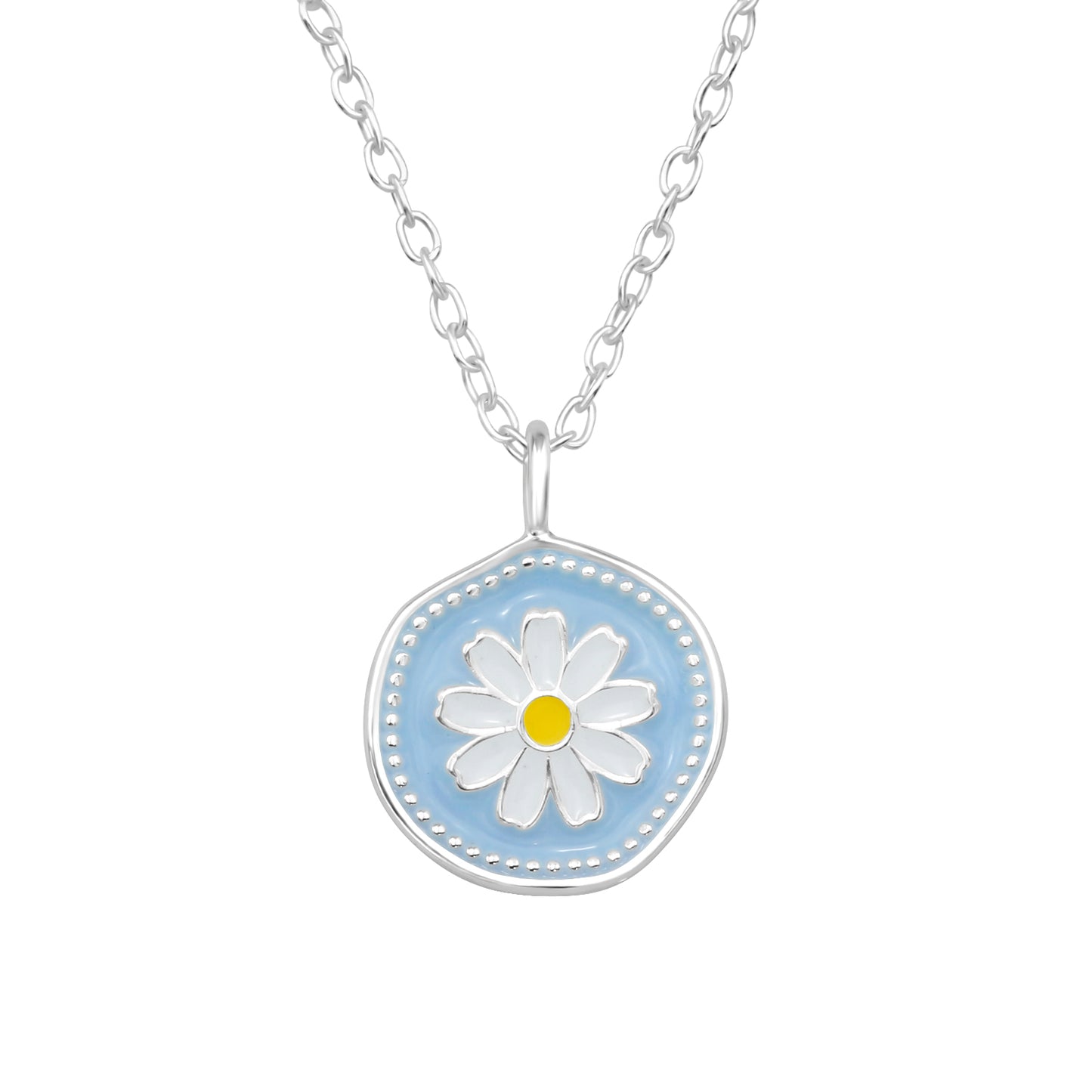 Kids Flower Necklace – 925 Sterling Silver | Belumiee