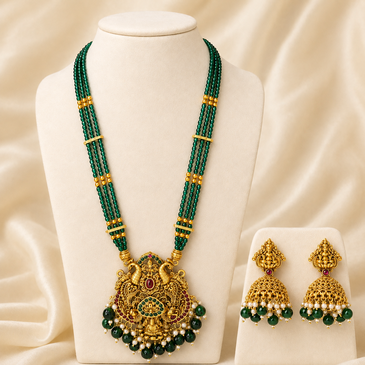Long haram necklace sets collection at Belumiee