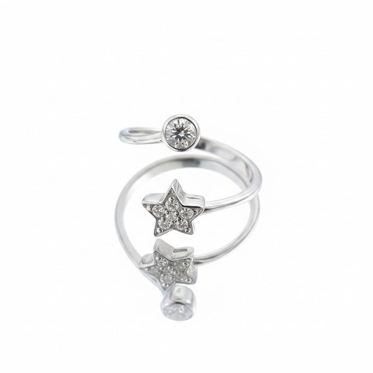 Starry Night Ring - 925 Sterling Silver | Belumiee