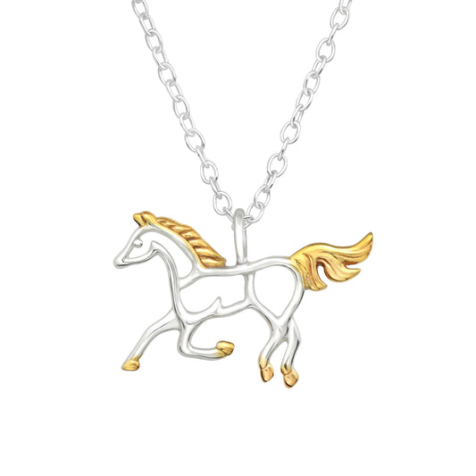 Horse Necklace – 925 Sterling Silver | Belumiee
