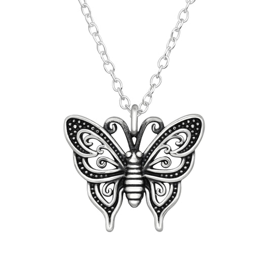 Butterfly Necklace – 925 Sterling Silver | Belumiee