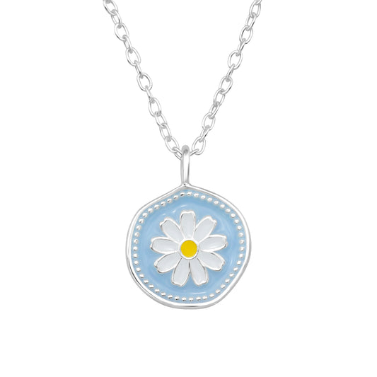 Kids Flower Necklace – 925 Sterling Silver | Belumiee