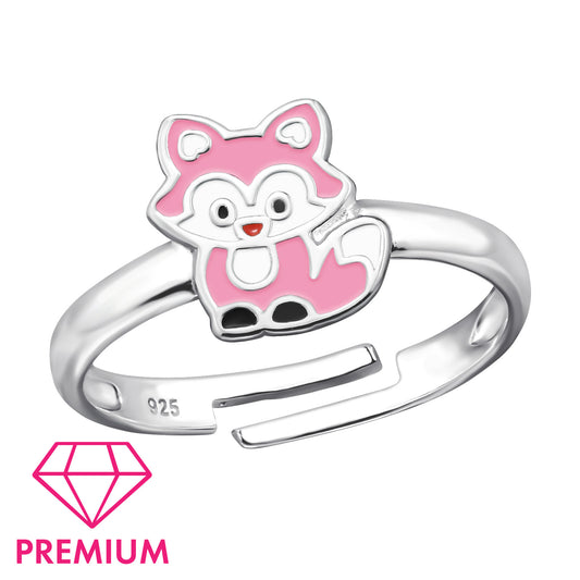 Kids Fox Adjustable Ring – 925 Sterling Silver | Belumiee
