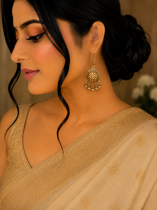 Sunburst Heritage Drop Earrings