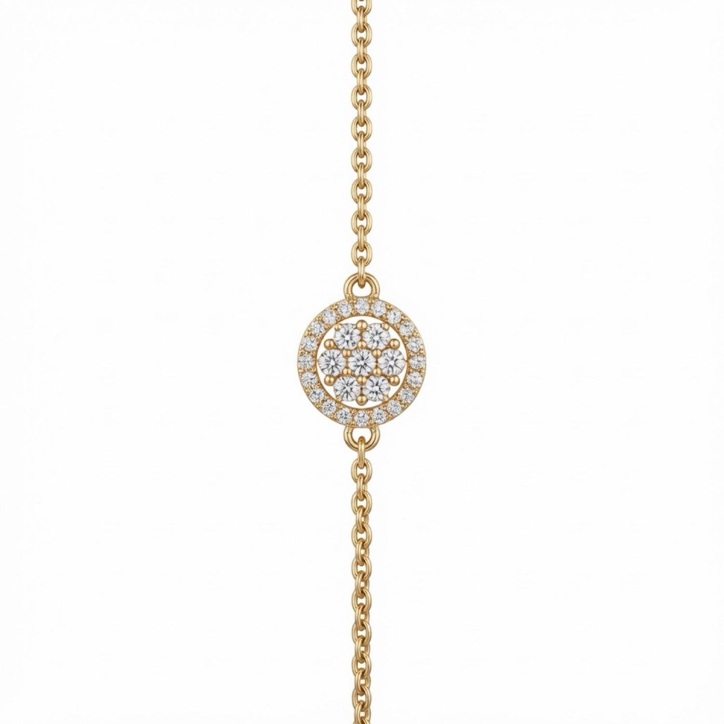 Sterling silver Radiance Chain Bracelet by Belumiee featuring a delicate, elegant chain design for stylish wear.