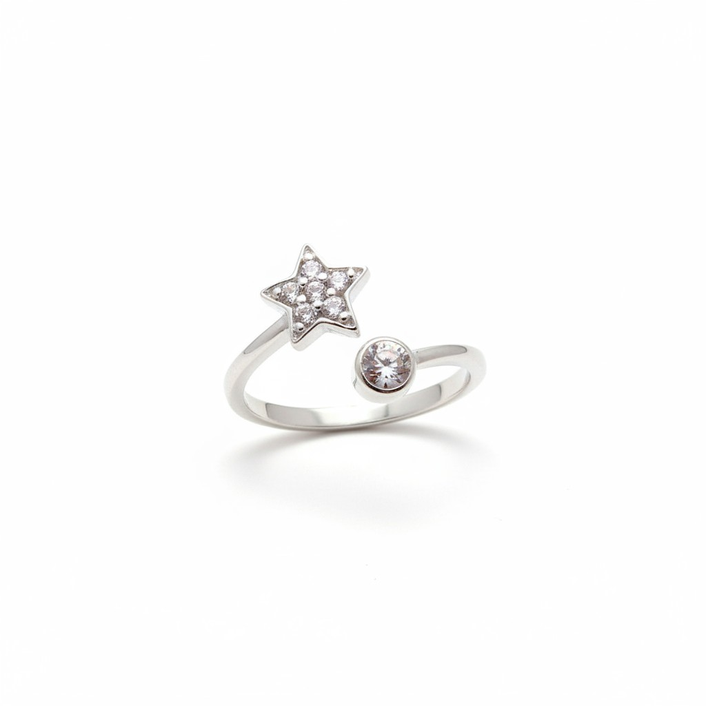 Starry Night Ring - 925 Sterling Silver | Belumiee