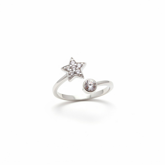 Starry Night Ring - 925 Sterling Silver | Belumiee